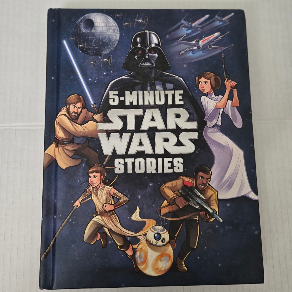 5 Minute Star Wars Stories Padded Hardcover Book Disney Lucasfilm 2015 1st Ed